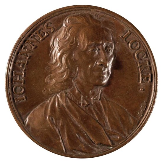 Medals. John Locke by Dassier, etc (3)