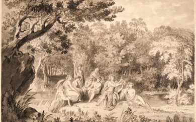 Metz (Conrad Martin, 1749-1827). Apollo playing his Lyre