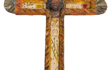 Mexican Folk Art Crucifix