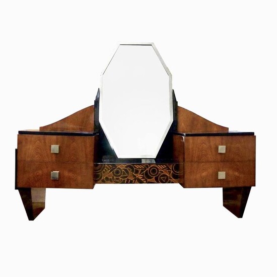 Modernist French - Art Deco "JAZZ“ Vanity / Coiffeuse (1)