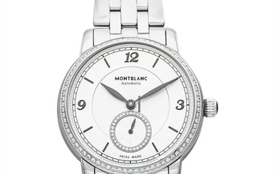 Montblanc Star 118507 - Star Automatic White Dial Stainless Steel Ladies Watch