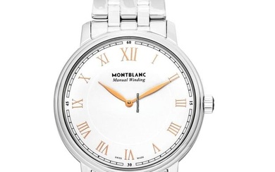 Montblanc Tradition 119963 - Tradition Manual-winding White Dial Stainless Steel Men's Watch