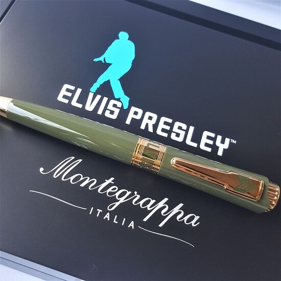 Montegrappa - Elvis Presley Limited Edition #413 Gold - New - Ballpoint