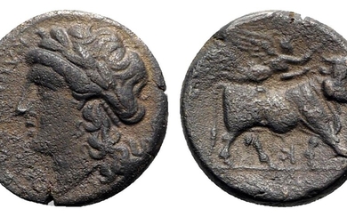 Northern Campania, Compulteria, c. 265-240 BC. Æ (19mm, 5.13g, 6h)....