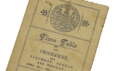 Northern Rugby Union Challenger Cup Final Time Table And Programme 1903