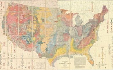 "[On 4 Sheets] Geologic Map of the United States", U.S. Geological Survey (USGS)