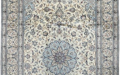 Original Persian carpet Nain 9 La very fine with silk parts - Rug - 308 cm - 200 cm