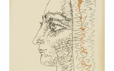 PABLO PICASSO (1881-1973), Profil en trois couleurs