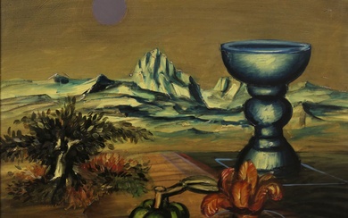 PRIKING Franz (1929 - 1979). Nature morte. Huile sur toile signée en bas à droite....