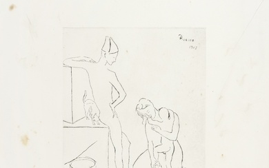 Pablo Picasso (Malaga, 1881 - Mougins, 1973), Le Bain. 1905.