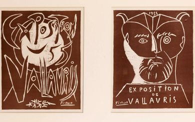 Pablo Picasso, Spanish 1881-1973, Vallauris Exposition 1955, 1959; Vallauris Exposition...