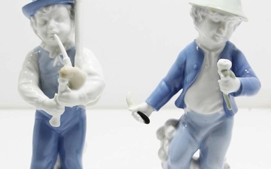 Pair of Porcelain Figurines Made by Gerold