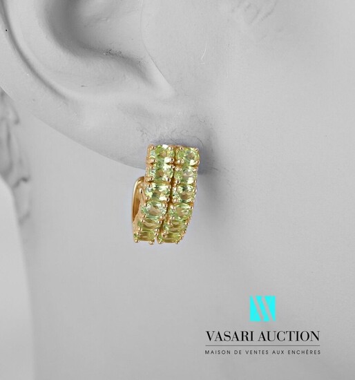 Paire de boucles d'oreilles en vermeil 925... - Lot 223 - Vasari Auction
