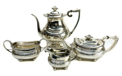 Peter Ann William Bateman London Sterling Silver Tea Coffee Serving Pieces 1815