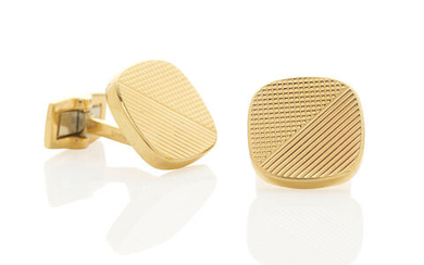 Piaget: Pair of Gold Cufflinks