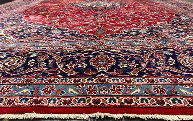 Prachtvoller Keshan Kork mit Medaillon - Carpet - 400 cm - 300 cm