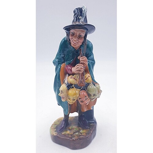 ROYAL DOULTON Large 21.6cm CHARACTER FIGURINE "THE MASK SELL...