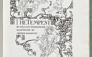 Rackham ltd ed signed The Tempest by Shakespeare