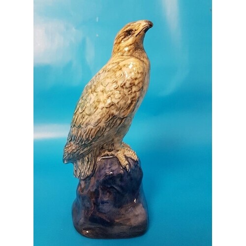 Rare 1930 Shelley Eagle perched on Blue Rock. Measures 8 in...