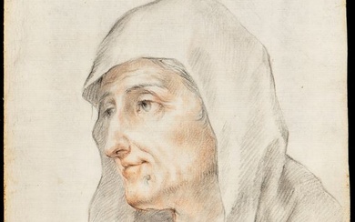 Ritratto di donna anziana (studio per Sant'Anna?), ARTISTA TOSCANO, PRIMO QUARTO DEL XVIII SECOLO