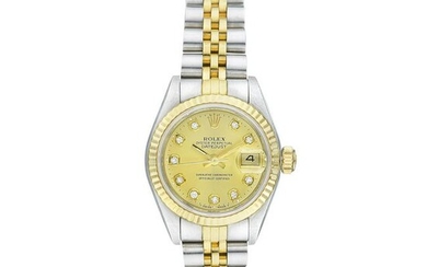 Rolex Datejust Ladies in Stainless Steel and 18K Gold