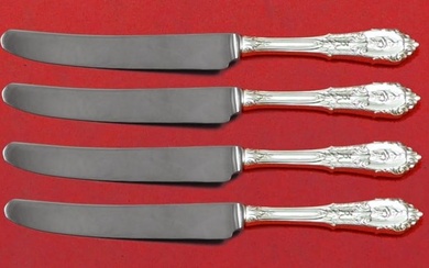 Rose Point by Wallace Sterling Silver Fruit Knife Set 4-Piece Custom 7" HH WS