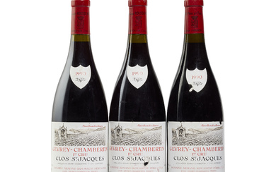 Rousseau, Gevrey-Chambertin, Clos Saint Jacques 1990 3 bottles per lot