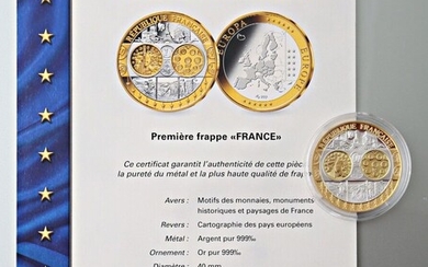 SOCIETE FRANCAISE DES MONNAIES Pièce en... - Lot 23 - Vasari Auction