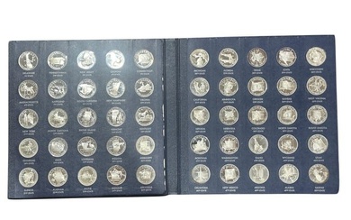 STERLING SILVER FRANKLIN MINT COIN MEDALS
