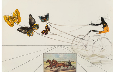 Salvador Dalí (1904-1989), American Trotting Horses No. 1, from Currier & Ives as Interpreted by Salvador Dali (1971)
