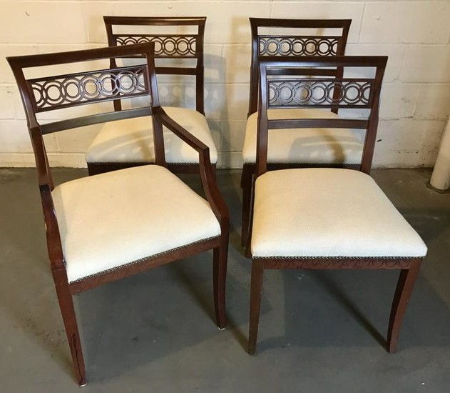 Set of Biedermeier Style Dining Room Chairs