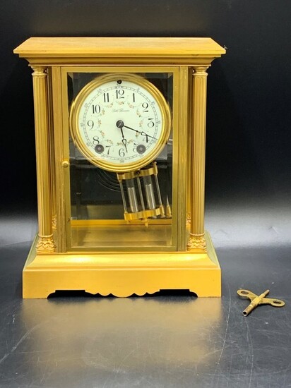Seth Thomas Mercury Pendulum Mantel Clock with Key