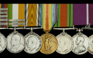 Seven: Regimental Sergeant-Major James Dray, East Kent Regiment Queen’s South Africa 1899-1902,...