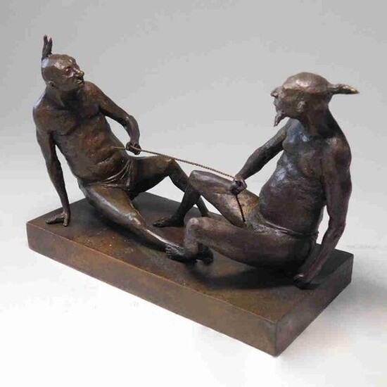 Shevchuk Dmitriy: "Untying of knots" bronze sculpture