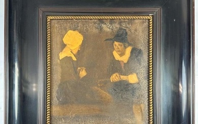 Signed Artist Unknown Oil on Canvas Painting