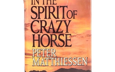 Signed First Edition "In the Spirit of Crazy Horse" by Peter Matthiesen, 1983