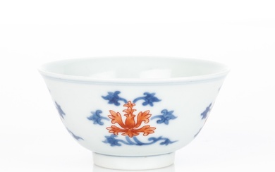 Small Chinese porcelain bowl, marked Jiaqing, but 1900s