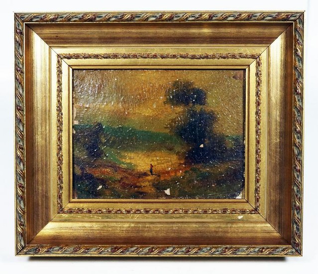 Small French Landscape Painting