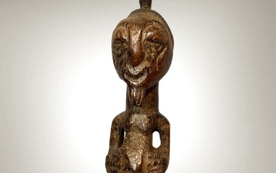 Small songye sculpture (17 CM) - songye statuette (ancestor figure) - Songye - DR Congo