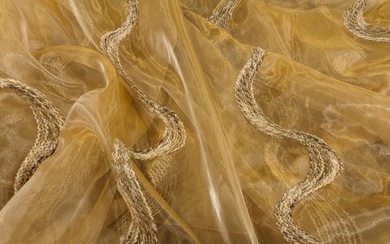 Splendido tendaggio lavorazione in lana effetto moiré cm 600 x 320 Miglioretti - Curtain fabric - 600 cm - 320 cm