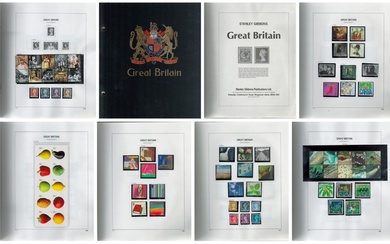 Stamps. Stanley Gibbons Stamp Album Containing GB Mint Stamps....