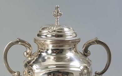Sugar pot - .833 silver - Guia - Portugal - Mid 20th century