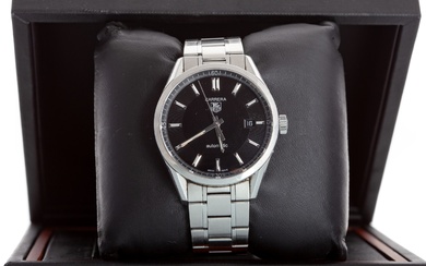 TAG HEUER CARRERA STAINLESS STEEL AUTOMATIC WRIST WATCH