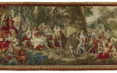 TAPISSERIE DE BRUXELLES DU PREMIER QUART DU XVIIIe SIÈCLE Triomphe des Dieux et des déesses, d'après des cartons de Jan van Orley (1665 -1735 )