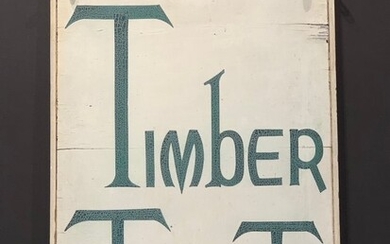 TIMBER TRYST Adirondack Lodge Sign