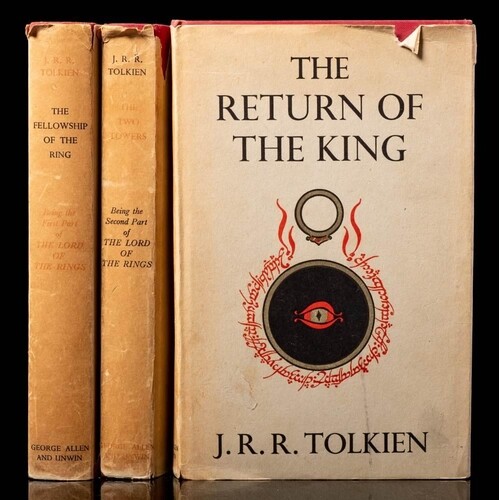TOLKIEN, J.R.R. - The Lord of the Rings : 3 vols, org. red c...