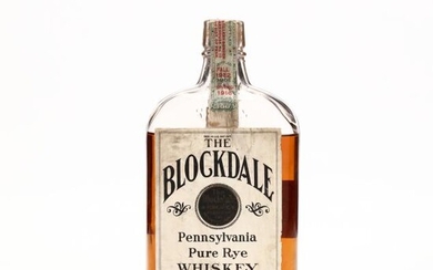 The Blockdale Pennsylvania Pure Rye Whiskey