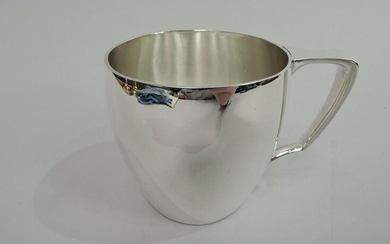 Tiffany Mug 20850 Modern Christening Baby Cup American Sterling Silver 1947/56