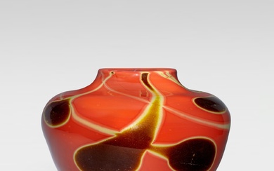 Tiffany Studios Red Vase