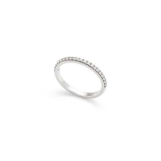 Tiffany & Co: A diamond half-eternity ring